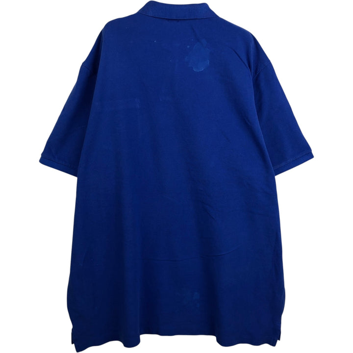 Ralph Lauren POLO RALPH LAUREN CLASSIC FIT short sleeve polo shirt men's XXL equivalent cotton blue type Vintage Second Hand