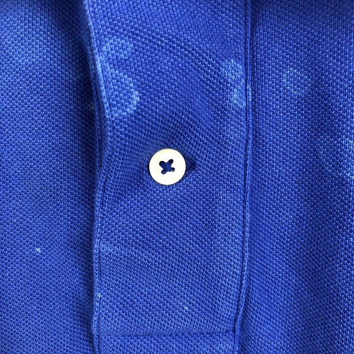 Ralph Lauren POLO RALPH LAUREN CLASSIC FIT short sleeve polo shirt men's XXL equivalent cotton blue type Vintage Second Hand