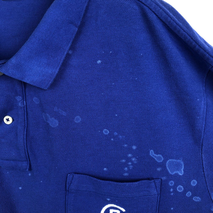Ralph Lauren POLO RALPH LAUREN CLASSIC FIT short sleeve polo shirt men's XXL equivalent cotton blue type Vintage Second Hand