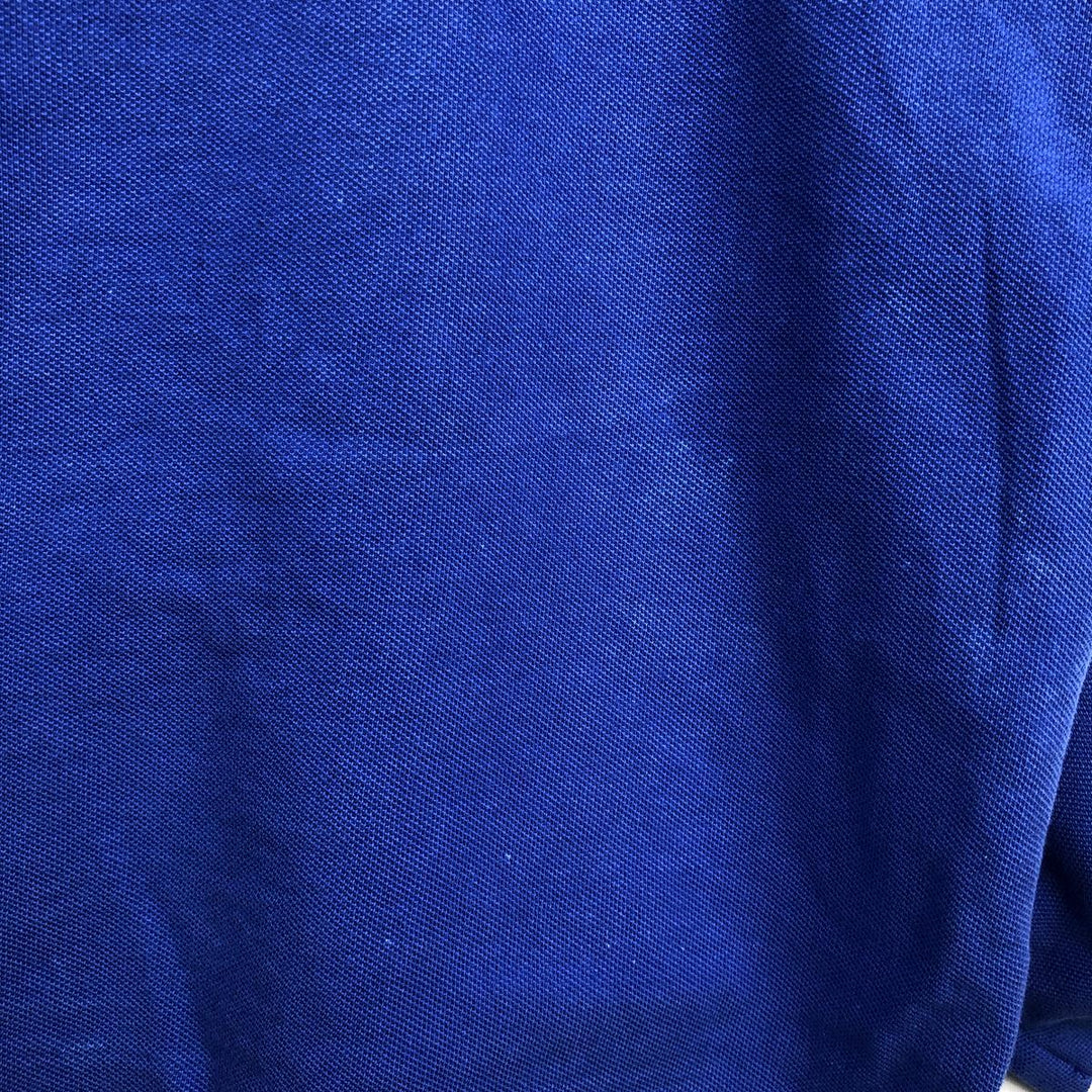Ralph Lauren POLO RALPH LAUREN CLASSIC FIT short sleeve polo shirt men's XXL equivalent cotton blue type Vintage Second Hand