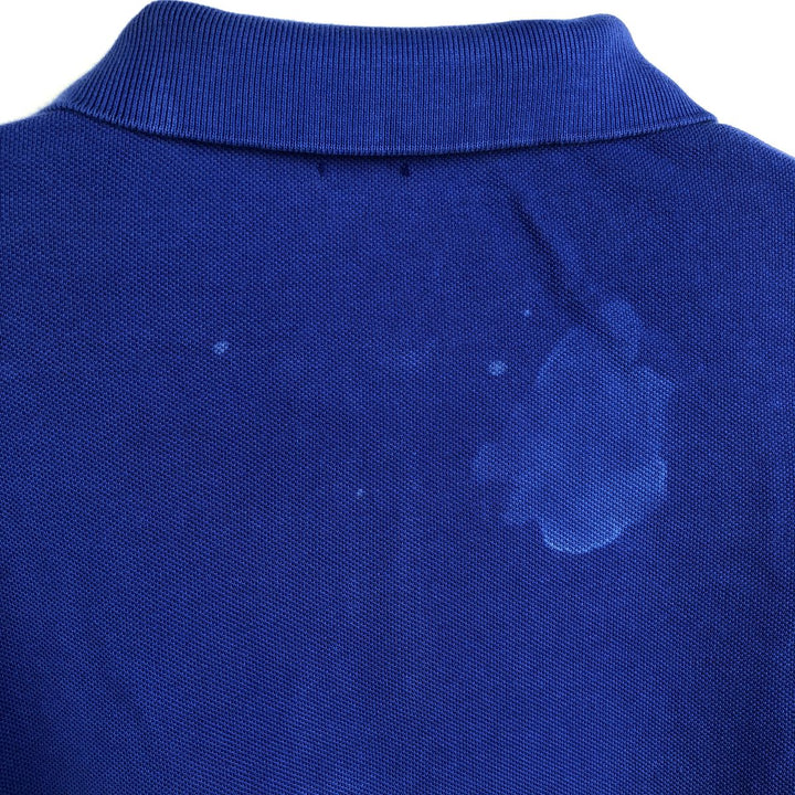 Ralph Lauren POLO RALPH LAUREN CLASSIC FIT short sleeve polo shirt men's XXL equivalent cotton blue type Vintage Second Hand
