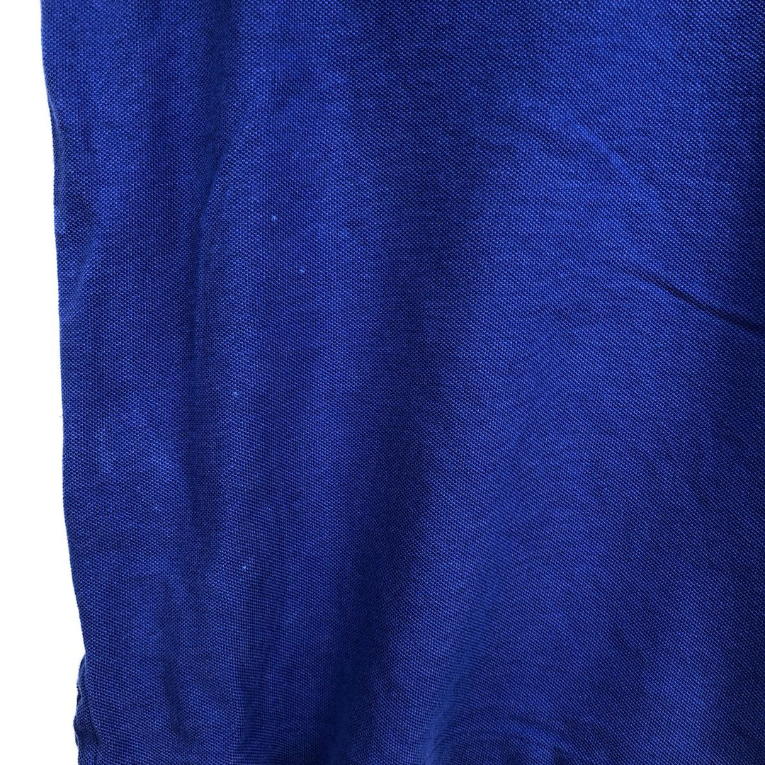 Ralph Lauren POLO RALPH LAUREN CLASSIC FIT short sleeve polo shirt men's XXL equivalent cotton blue type Vintage Second Hand