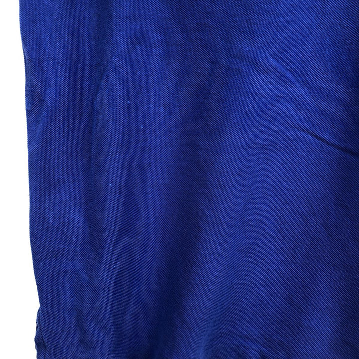 Ralph Lauren POLO RALPH LAUREN CLASSIC FIT short sleeve polo shirt men's XXL equivalent cotton blue type Vintage Second Hand