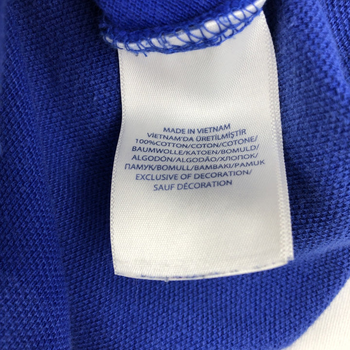 Ralph Lauren POLO RALPH LAUREN CUSTOM FIT Big Pony Short Sleeve Polo Shirt Men's XL cotton blue type Vintage Second Hand