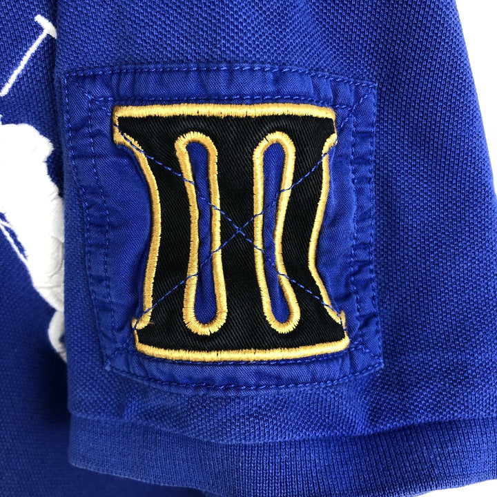 Ralph Lauren POLO RALPH LAUREN CUSTOM FIT Big Pony Short Sleeve Polo Shirt Men's XL cotton blue type Vintage Second Hand