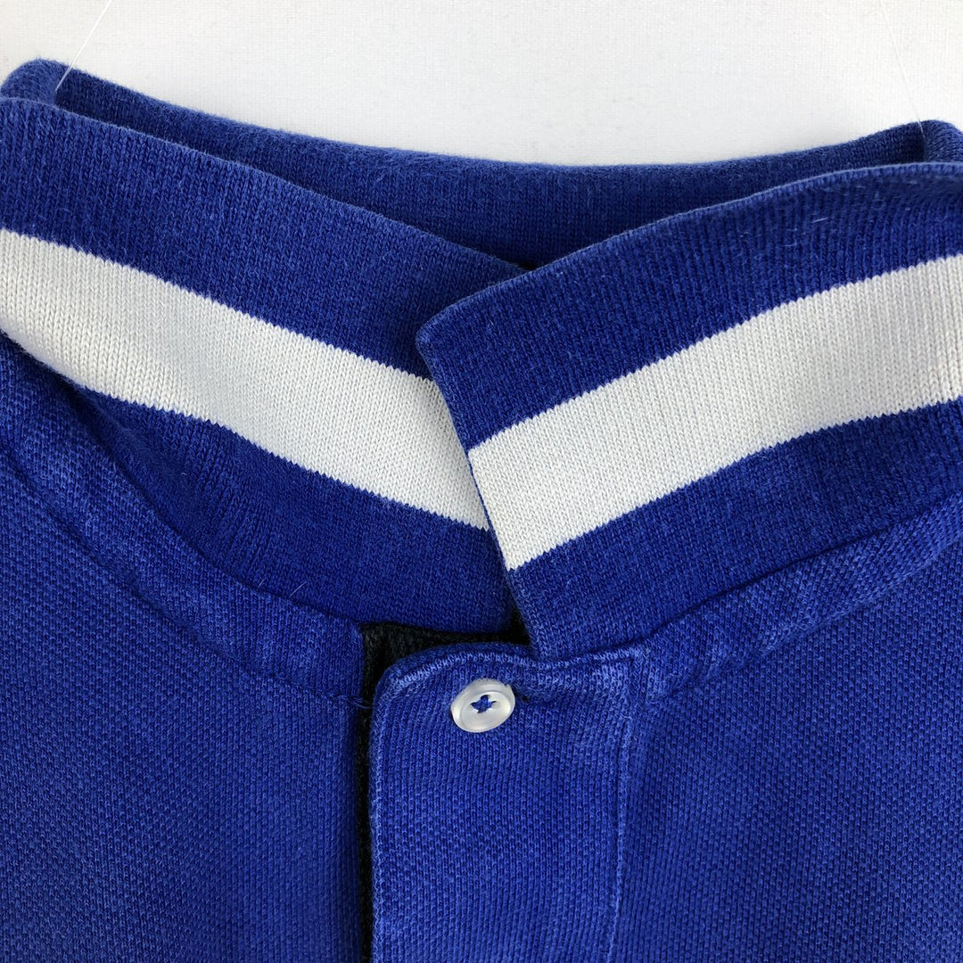 Ralph Lauren POLO RALPH LAUREN CUSTOM FIT Big Pony Short Sleeve Polo Shirt Men's XL cotton blue type Vintage Second Hand