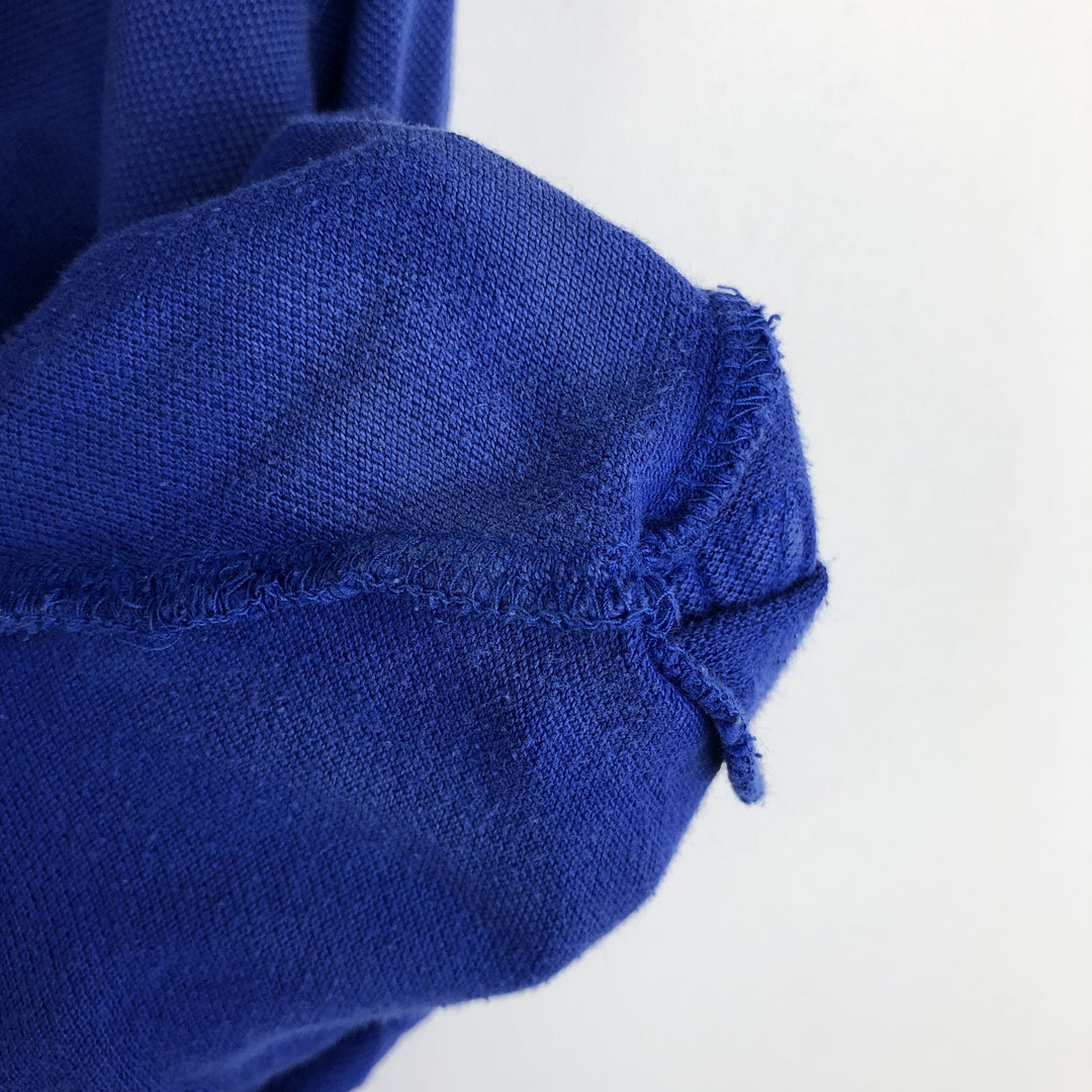 Ralph Lauren POLO RALPH LAUREN CUSTOM FIT Big Pony Short Sleeve Polo Shirt Men's XL cotton blue type Vintage Second Hand