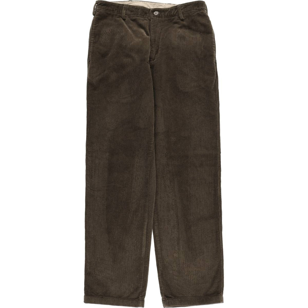 WOOLRICH Men's Corduroy Pants (Size W32) cotton brown type Vintage Second Hand