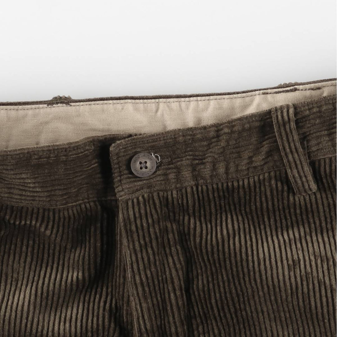 WOOLRICH Men's Corduroy Pants (Size W32) cotton brown type Vintage Second Hand