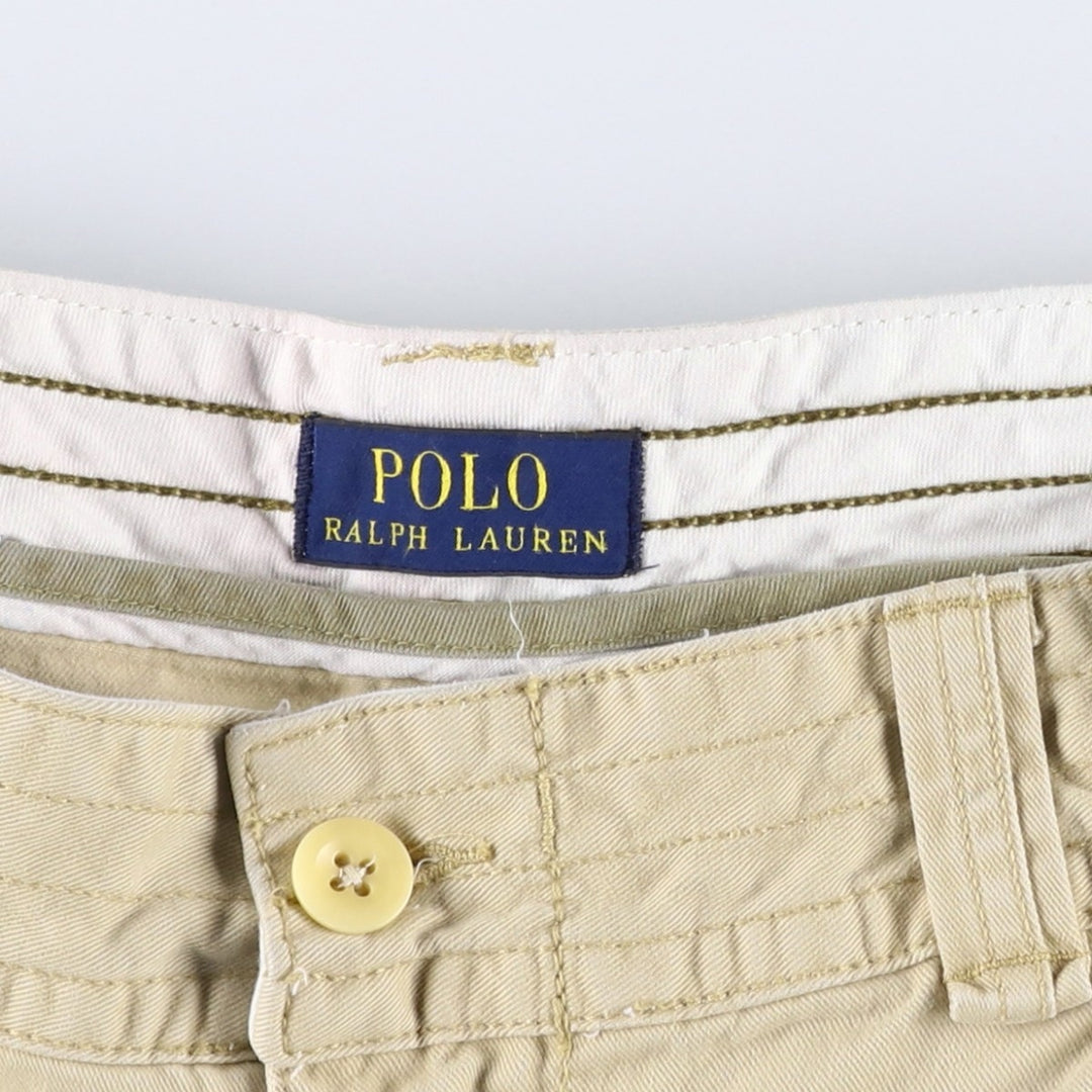 Ralph Lauren POLO RALPH LAUREN cargo shorts, half pants, men's size w37 cotton Beige type Vintage Second Hand