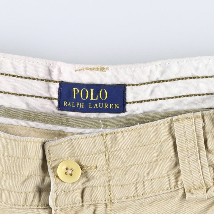 Ralph Lauren POLO RALPH LAUREN cargo shorts, half pants, men's size w37 cotton Beige type Vintage Second Hand