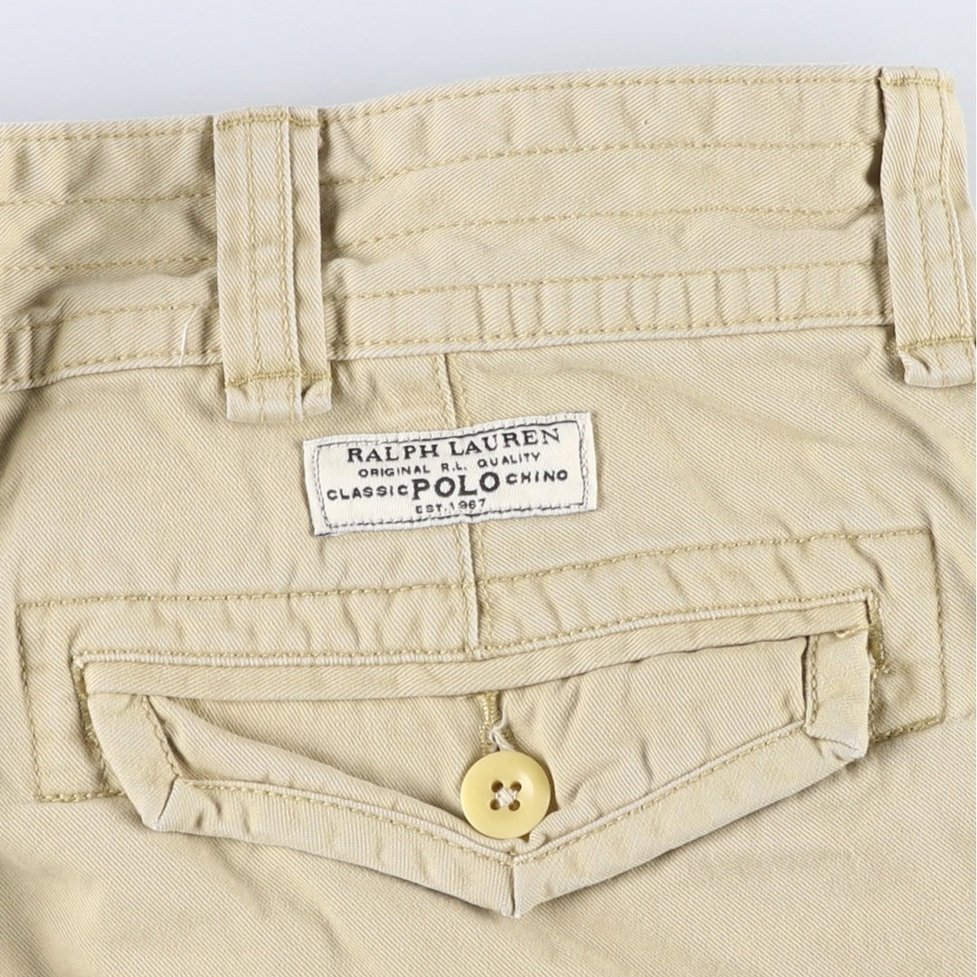Ralph Lauren POLO RALPH LAUREN cargo shorts, half pants, men's size w37 cotton Beige type Vintage Second Hand