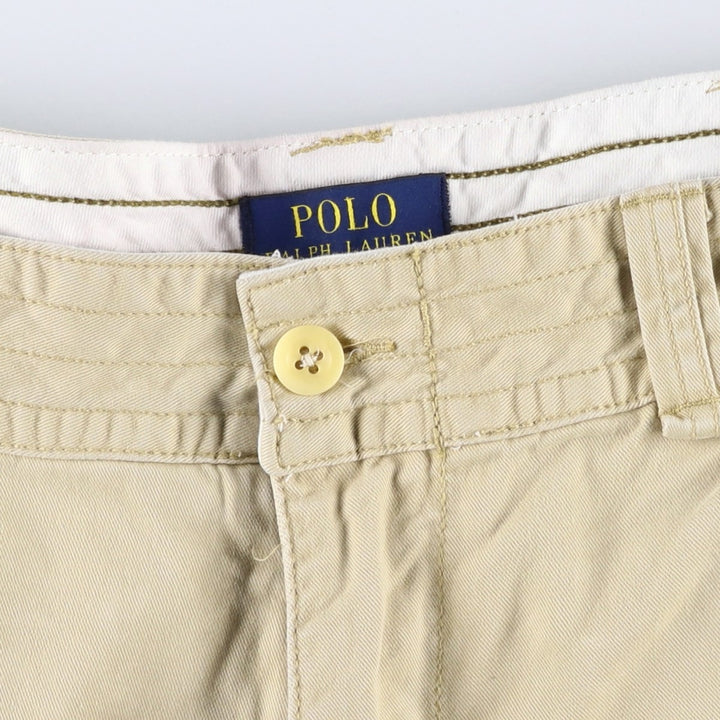 Ralph Lauren POLO RALPH LAUREN cargo shorts, half pants, men's size w37 cotton Beige type Vintage Second Hand