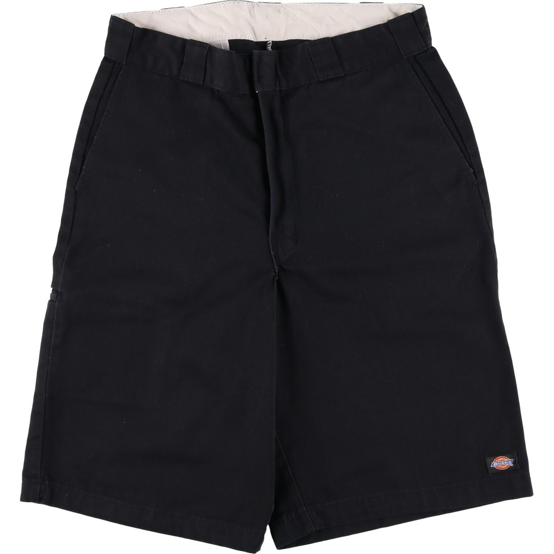 Dickies Work Shorts, Half Pants, Men's, W33 equivalent polyester black type Vintage Second Hand