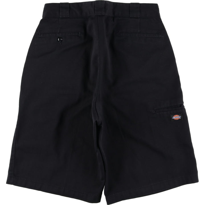 Dickies Work Shorts, Half Pants, Men's, W33 equivalent polyester black type Vintage Second Hand