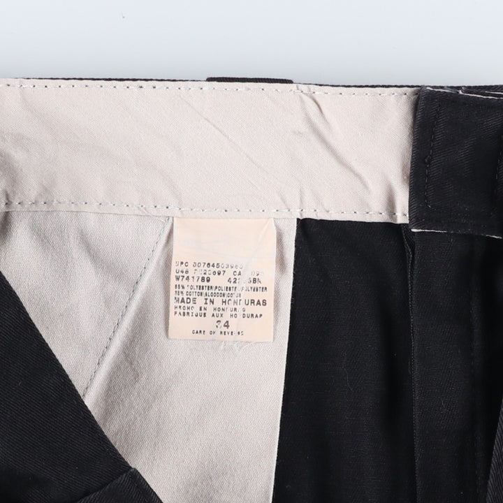 Dickies Work Shorts, Half Pants, Men's, W33 equivalent polyester black type Vintage Second Hand