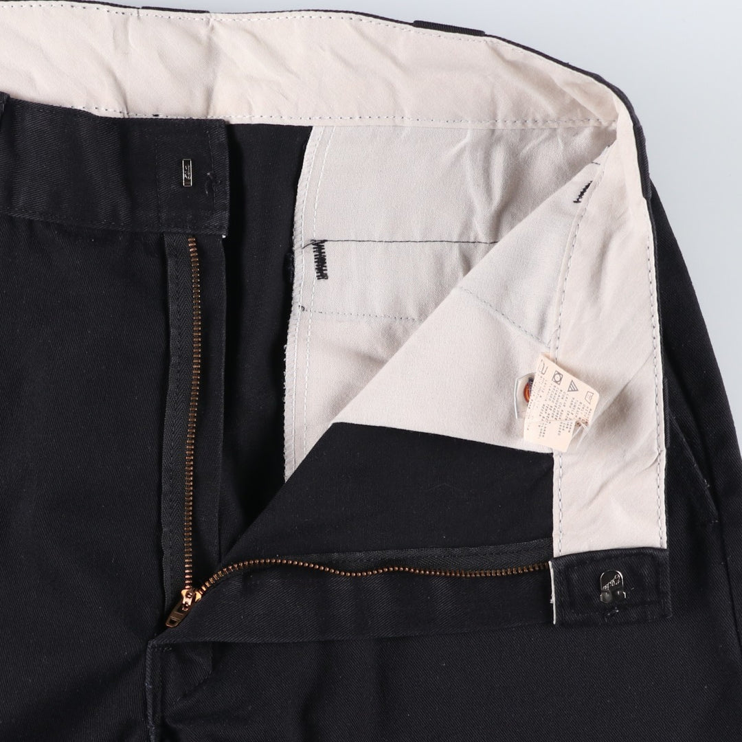 Dickies Work Shorts, Half Pants, Men's, W33 equivalent polyester black type Vintage Second Hand
