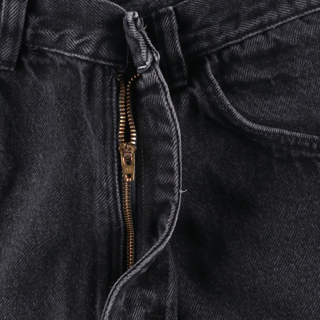 Wrangler Black Denim Shorts, Shorts, Men's, W32 equivalent cotton black type Vintage Second Hand