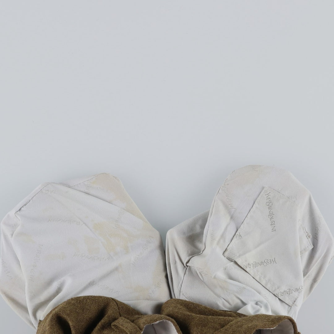Yves Saint Laurent wool trousers, men's size W34 (approx.) wool brown type Vintage Second Hand