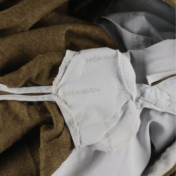 Yves Saint Laurent wool trousers, men's size W34 (approx.) wool brown type Vintage Second Hand