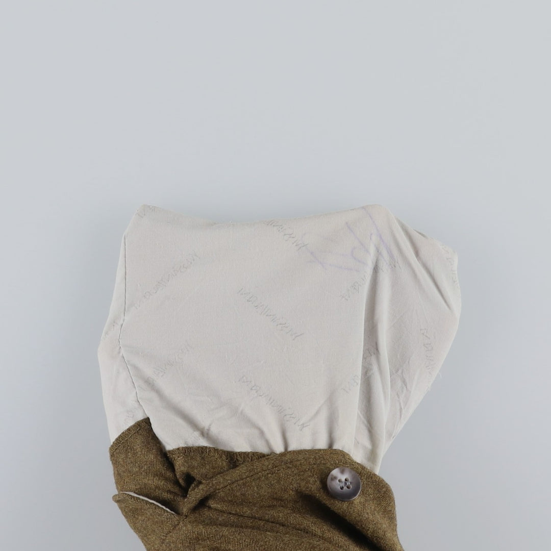 Yves Saint Laurent wool trousers, men's size W34 (approx.) wool brown type Vintage Second Hand