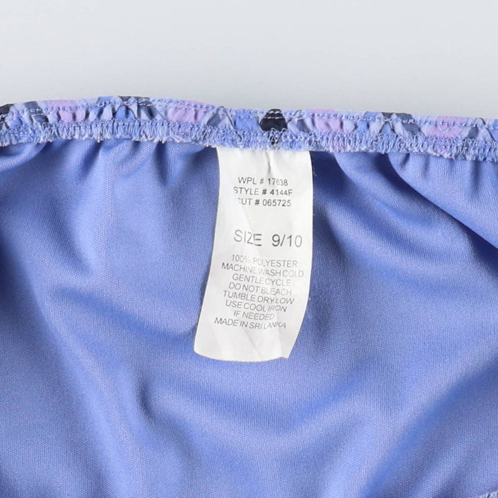 Check Pattern Half-Length A-Line Skirt, Women's Size S (approx.) polyester blue type Vintage Second Hand