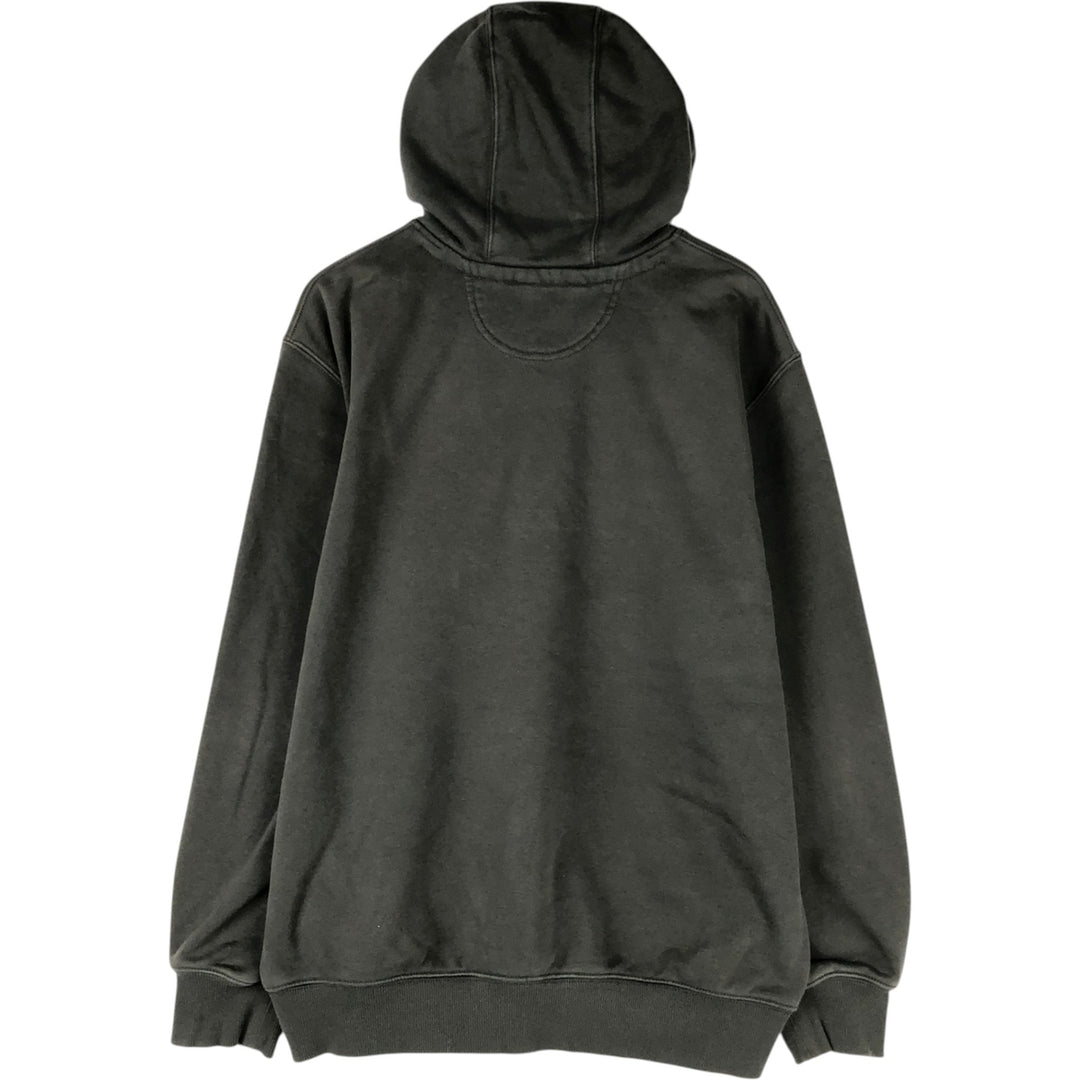 Carhartt Loose Fit Sweat Pullover Hoodie, Men's L size cotton Khaki type Vintage Second Hand