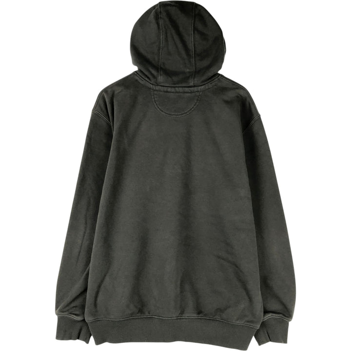 Carhartt Loose Fit Sweat Pullover Hoodie, Men's L size cotton Khaki type Vintage Second Hand
