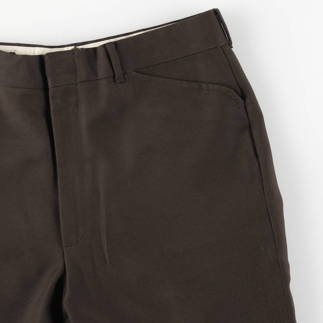 Farah Vintage Men's Slacks, Made in USA, Size W34 unclear brown type Vintage Second Hand
