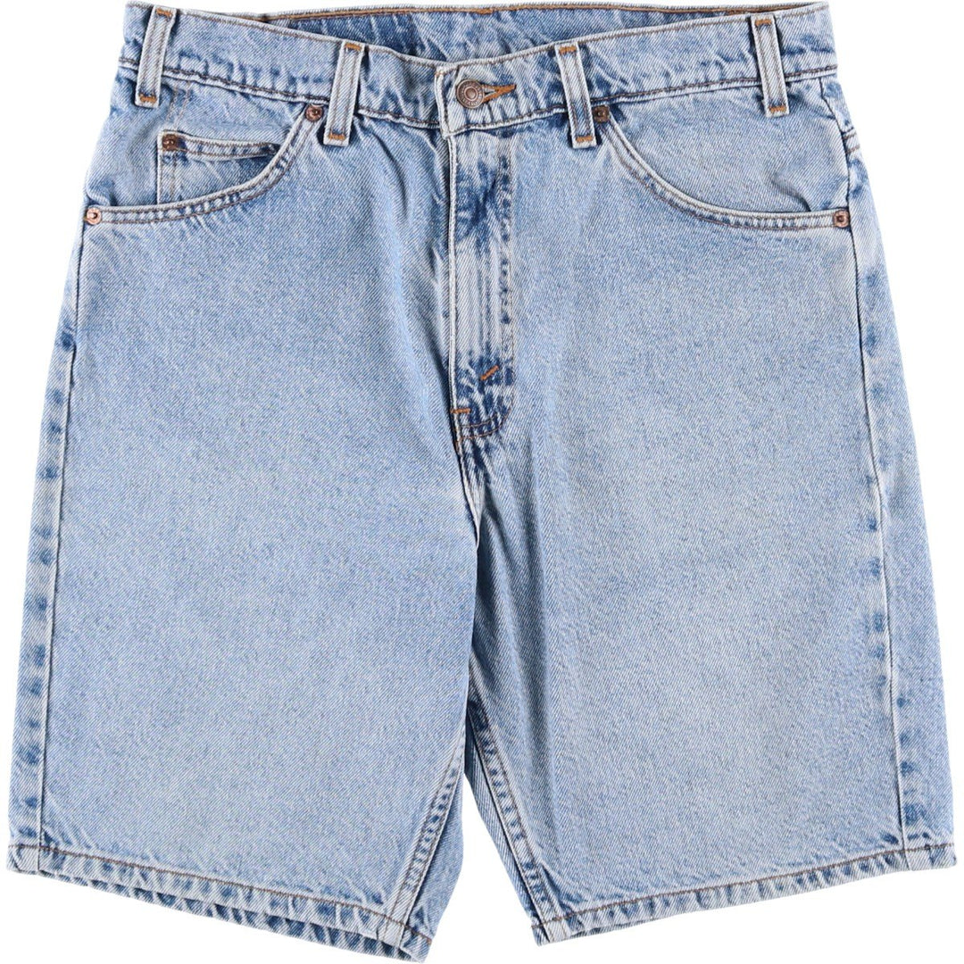90'S Vintage Levi's 505 Regular Fit Denim Shorts, Men's Size 32 cotton blue type Vintage Second Hand