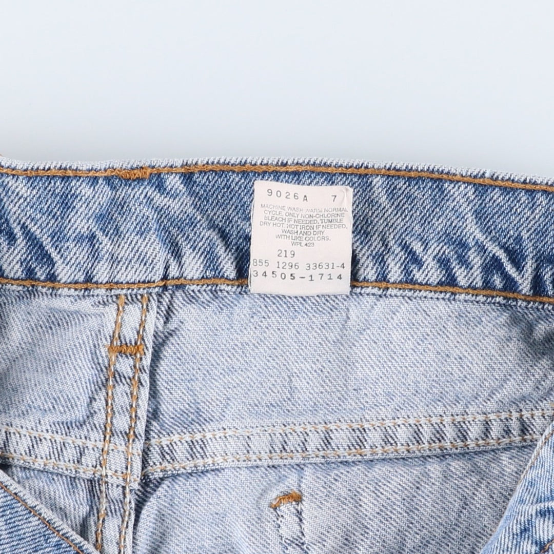 90'S Vintage Levi's 505 Regular Fit Denim Shorts, Men's Size 32 cotton blue type Vintage Second Hand