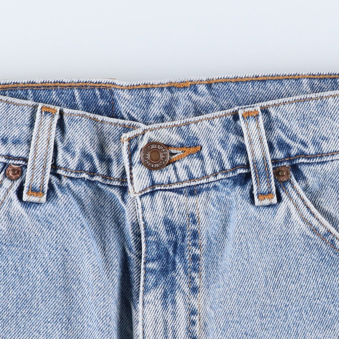 90'S Vintage Levi's 505 Regular Fit Denim Shorts, Men's Size 32 cotton blue type Vintage Second Hand