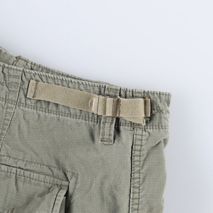 2000'S Ralph Lauren Polo Jeans Company ripstop cargo shorts, men's size W37 cotton green type Vintage Second Hand