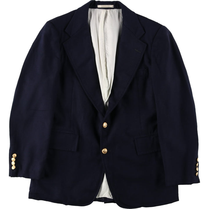 I.Magnin Navy Blazer Tailored Jacket, Men's Size S (approx.) unclear navy blue type Vintage Second Hand
