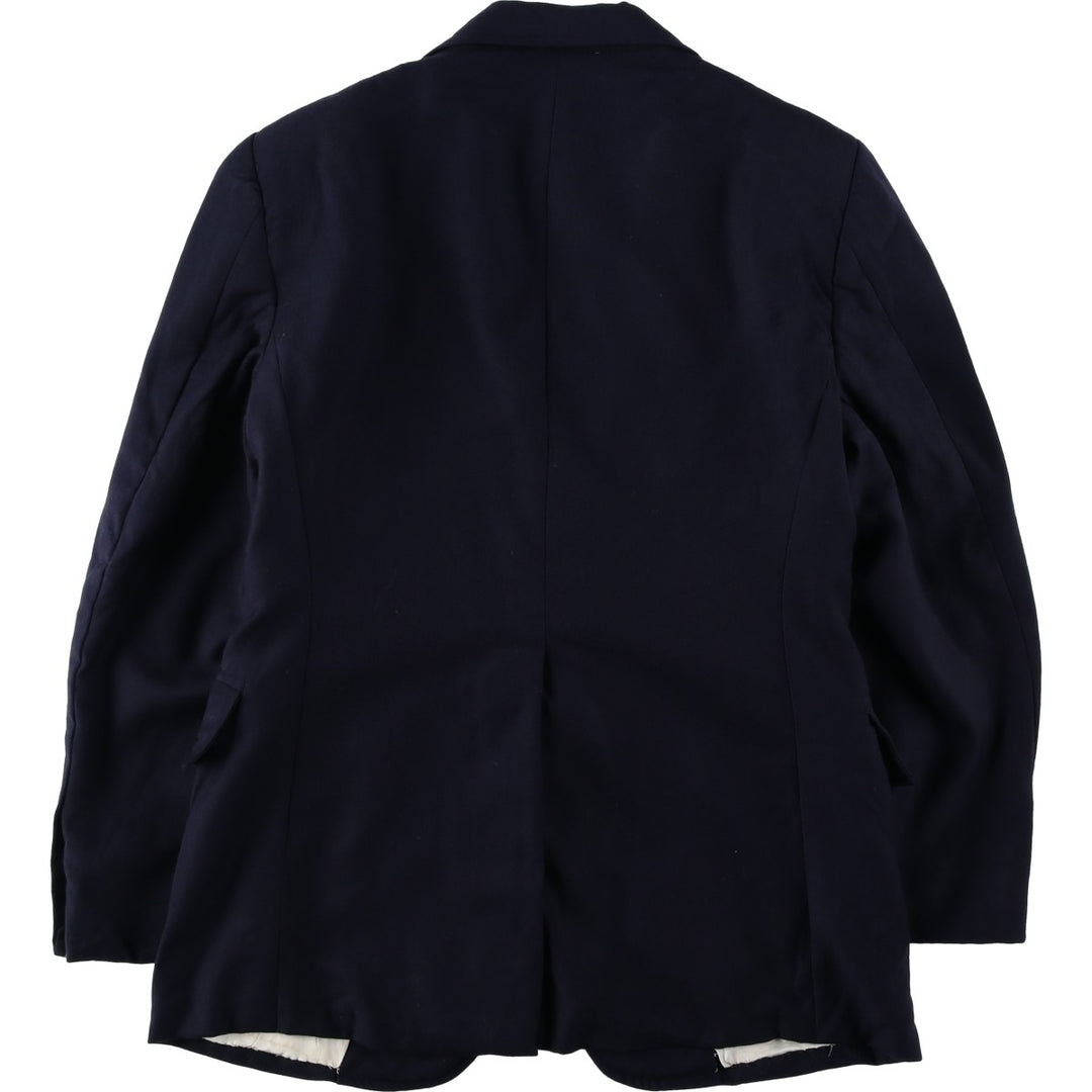 I.Magnin Navy Blazer Tailored Jacket, Men's Size S (approx.) unclear navy blue type Vintage Second Hand