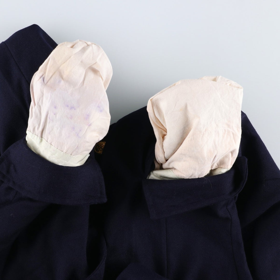 I.Magnin Navy Blazer Tailored Jacket, Men's Size S (approx.) unclear navy blue type Vintage Second Hand