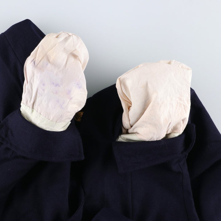 I.Magnin Navy Blazer Tailored Jacket, Men's Size S (approx.) unclear navy blue type Vintage Second Hand