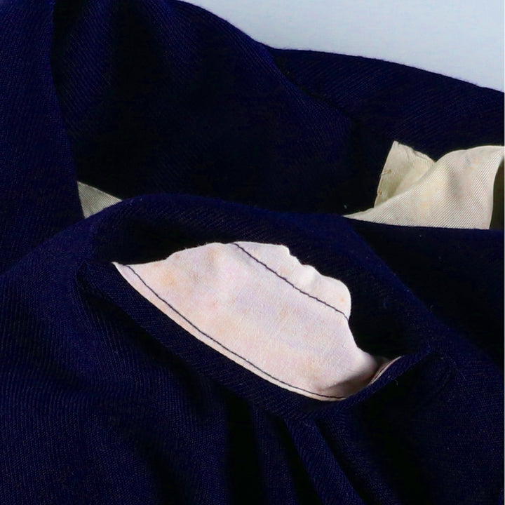 I.Magnin Navy Blazer Tailored Jacket, Men's Size S (approx.) unclear navy blue type Vintage Second Hand