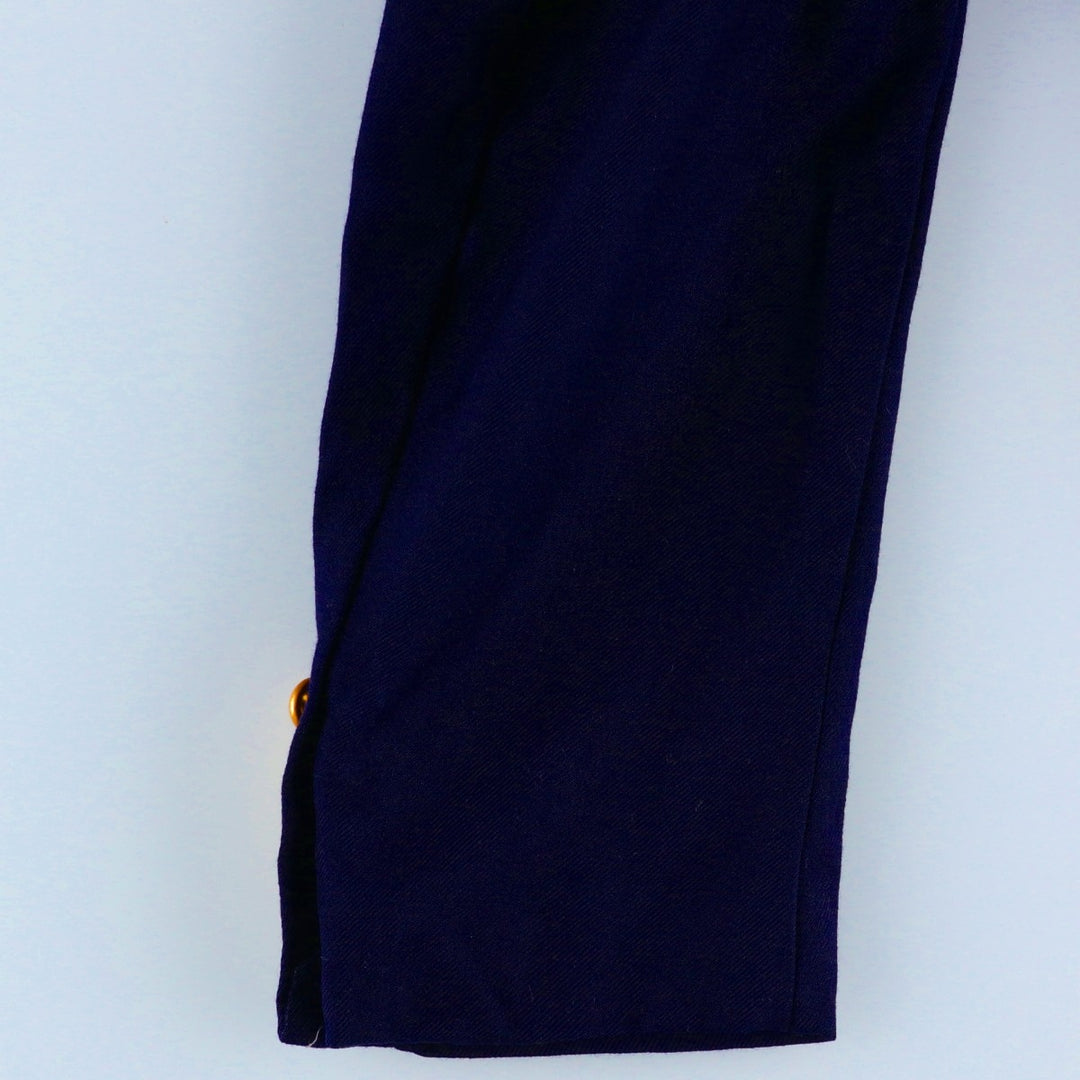 I.Magnin Navy Blazer Tailored Jacket, Men's Size S (approx.) unclear navy blue type Vintage Second Hand