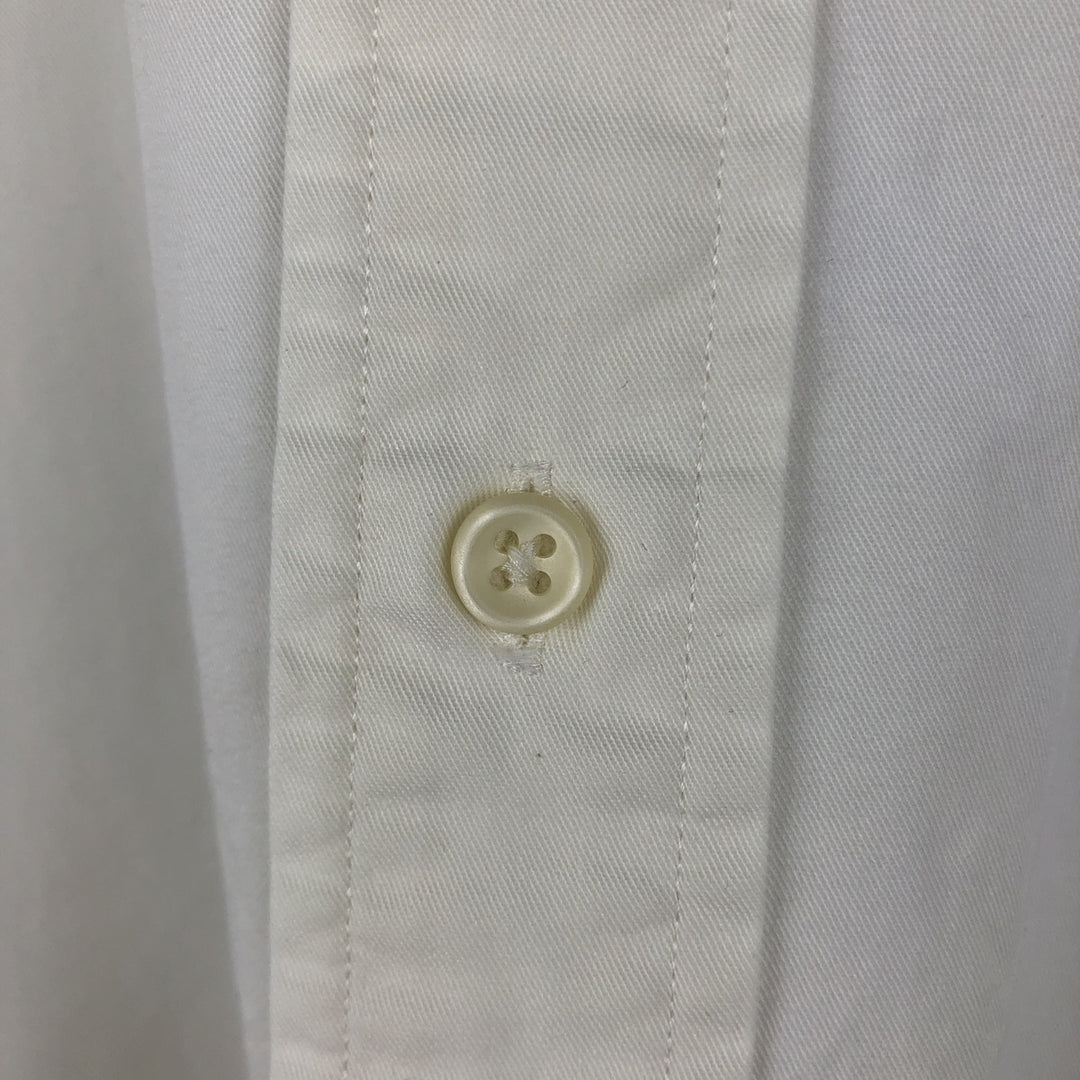 Ralph Lauren BLAKE short sleeve button down shirt, men's size M cotton white type Vintage Second Hand