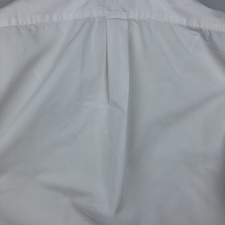 Ralph Lauren BLAKE short sleeve button down shirt, men's size M cotton white type Vintage Second Hand