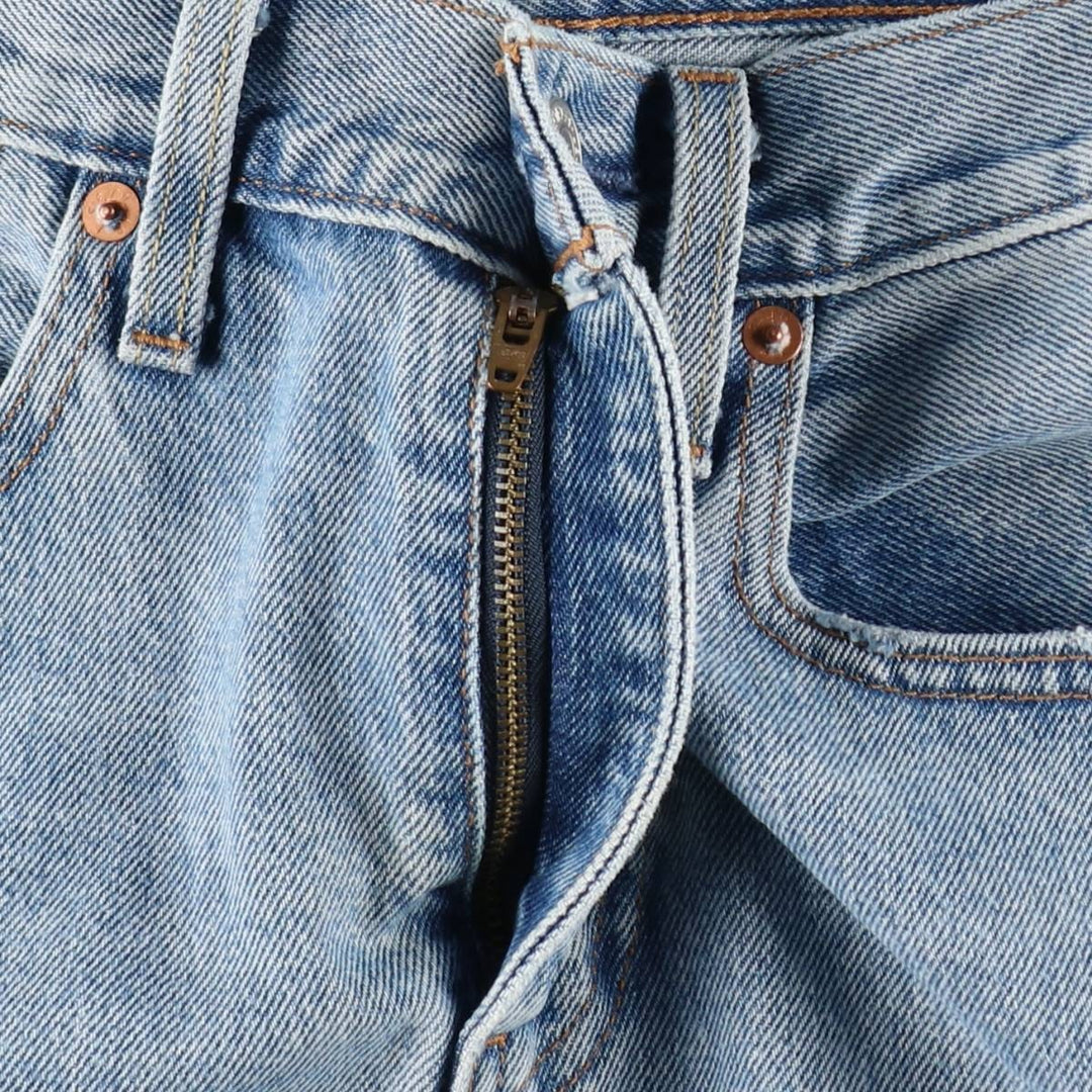 Levi's denim half-length tight skirt, women's size L equivalent. cotton blue type Vintage Second Hand