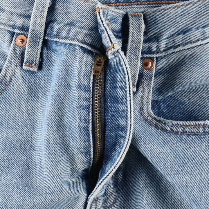 Levi's denim half-length tight skirt, women's size L equivalent. cotton blue type Vintage Second Hand