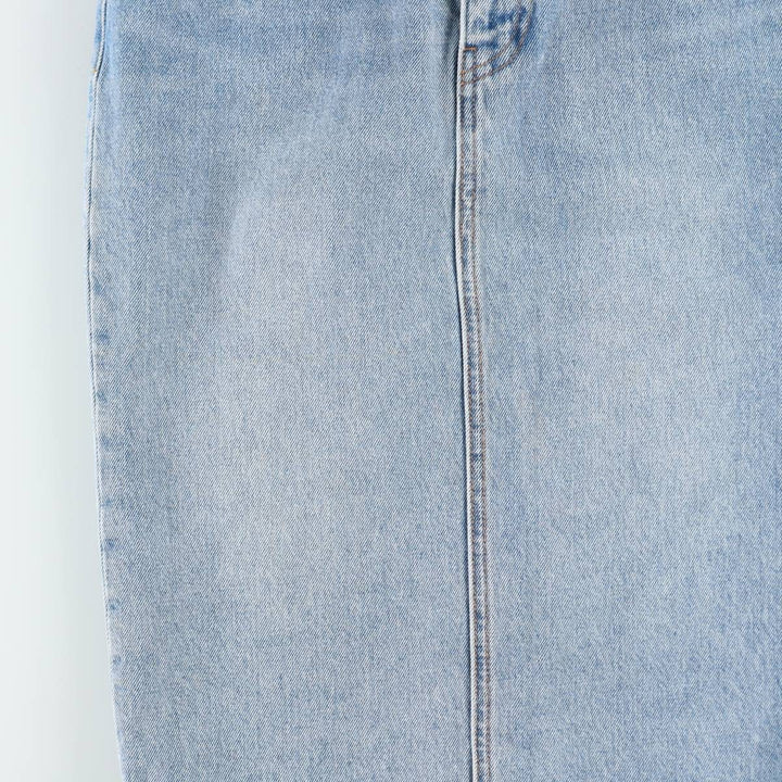 Levi's denim half-length tight skirt, women's size L equivalent. cotton blue type Vintage Second Hand