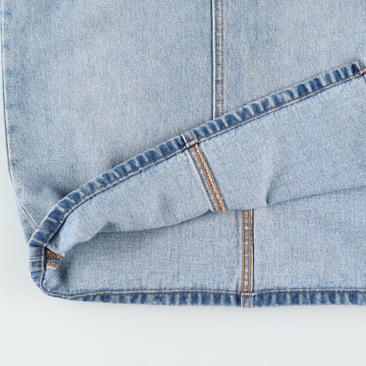 Levi's denim half-length tight skirt, women's size L equivalent. cotton blue type Vintage Second Hand