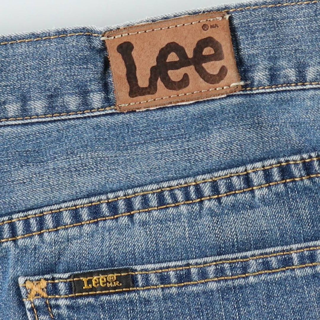 Lee Regular Fit Skort Mid Rise, Front Opening, Denim Half-Length Tight Skirt, Women's Size L cotton blue type Vintage Second Hand