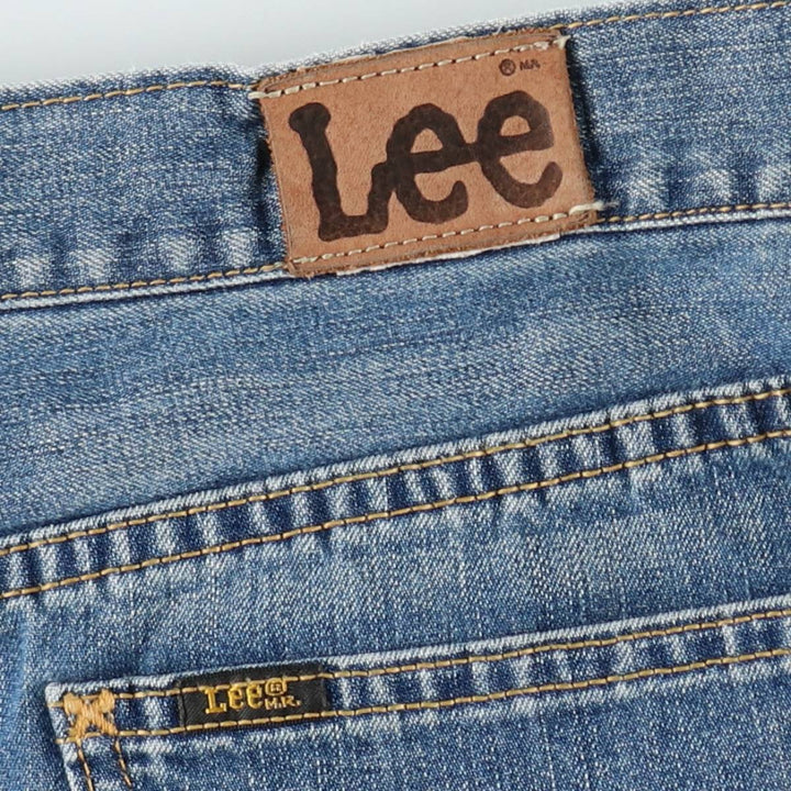 Lee Regular Fit Skort Mid Rise, Front Opening, Denim Half-Length Tight Skirt, Women's Size L cotton blue type Vintage Second Hand