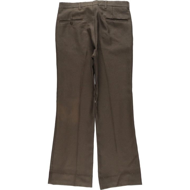 Vintage 90'S men's flare pants, size W32 unclear brown type Vintage Second Hand