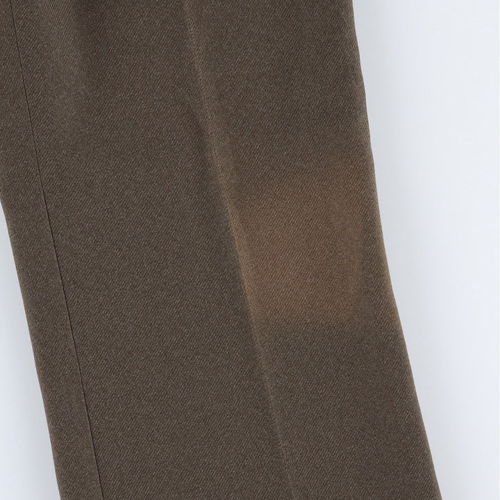 Vintage 90'S men's flare pants, size W32 unclear brown type Vintage Second Hand