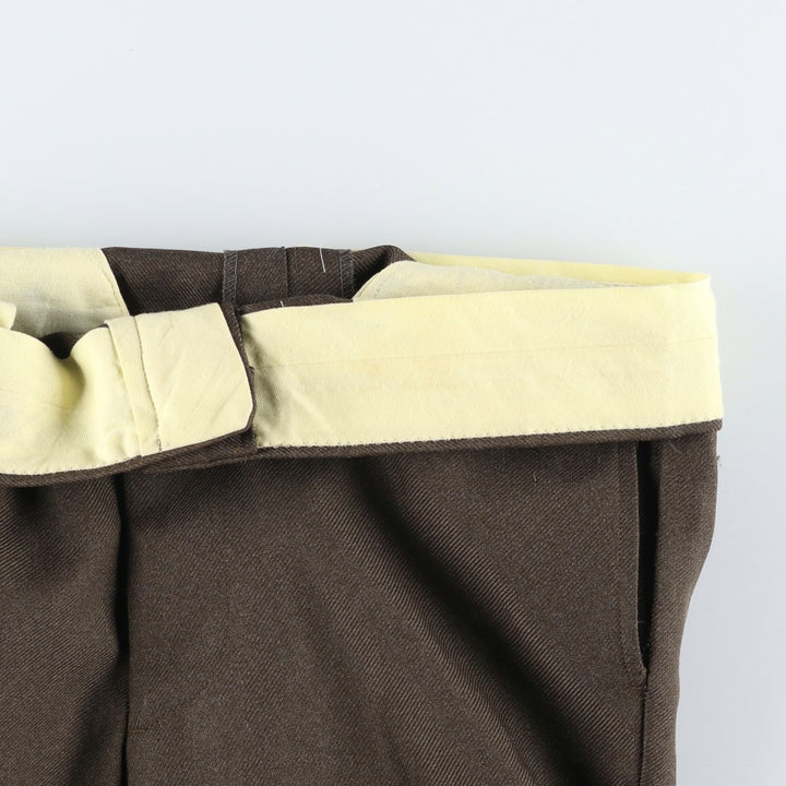 Vintage 90'S men's flare pants, size W32 unclear brown type Vintage Second Hand